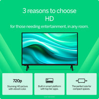 VIZIO 24” Class HD 720p LED Smart TV (VHD24M-08)