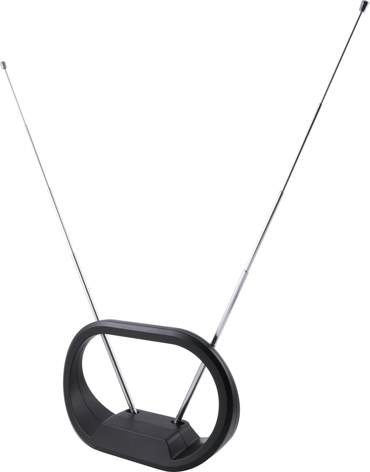 onn Indoor Modern Loop Antenna, 30 Mile Range