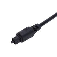 onn 6' Digital Optical Audio Cable, Black