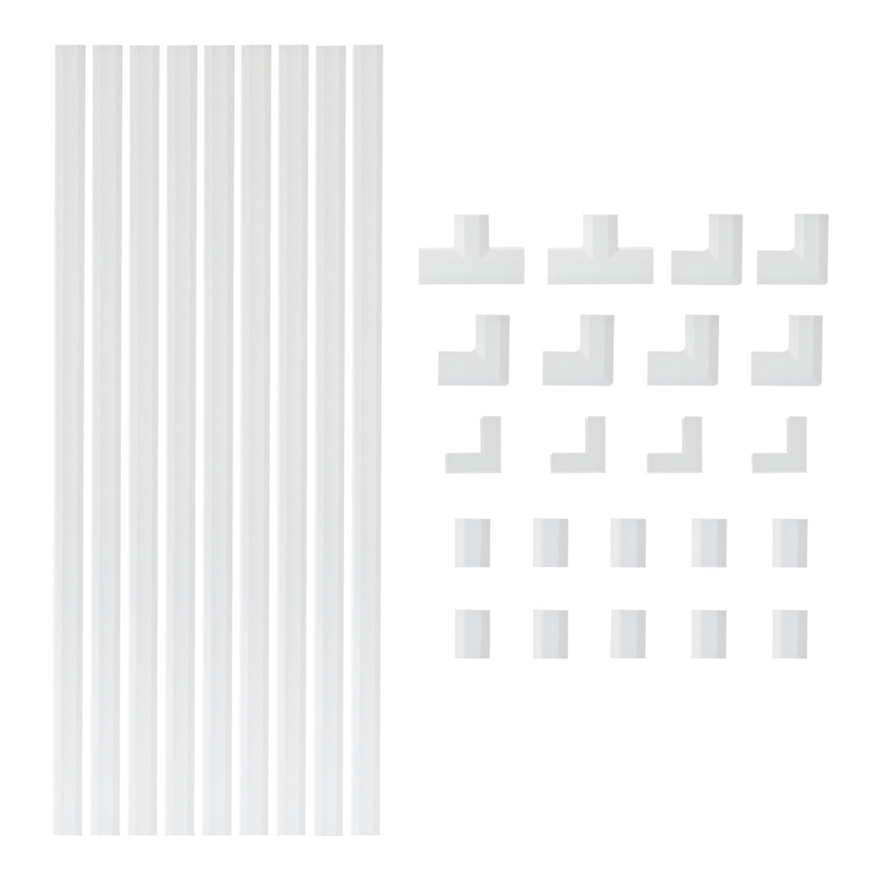 Hyper Tough 1-Cable Concealer PVC, 12 ft