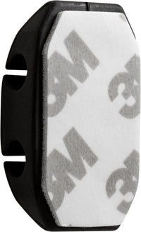 Cordinate Cable Management Dots, Dual Slot, Black, 6pk