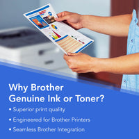Brother Genuine LC101BK Standard-Yield Black Printer Ink Cartridge