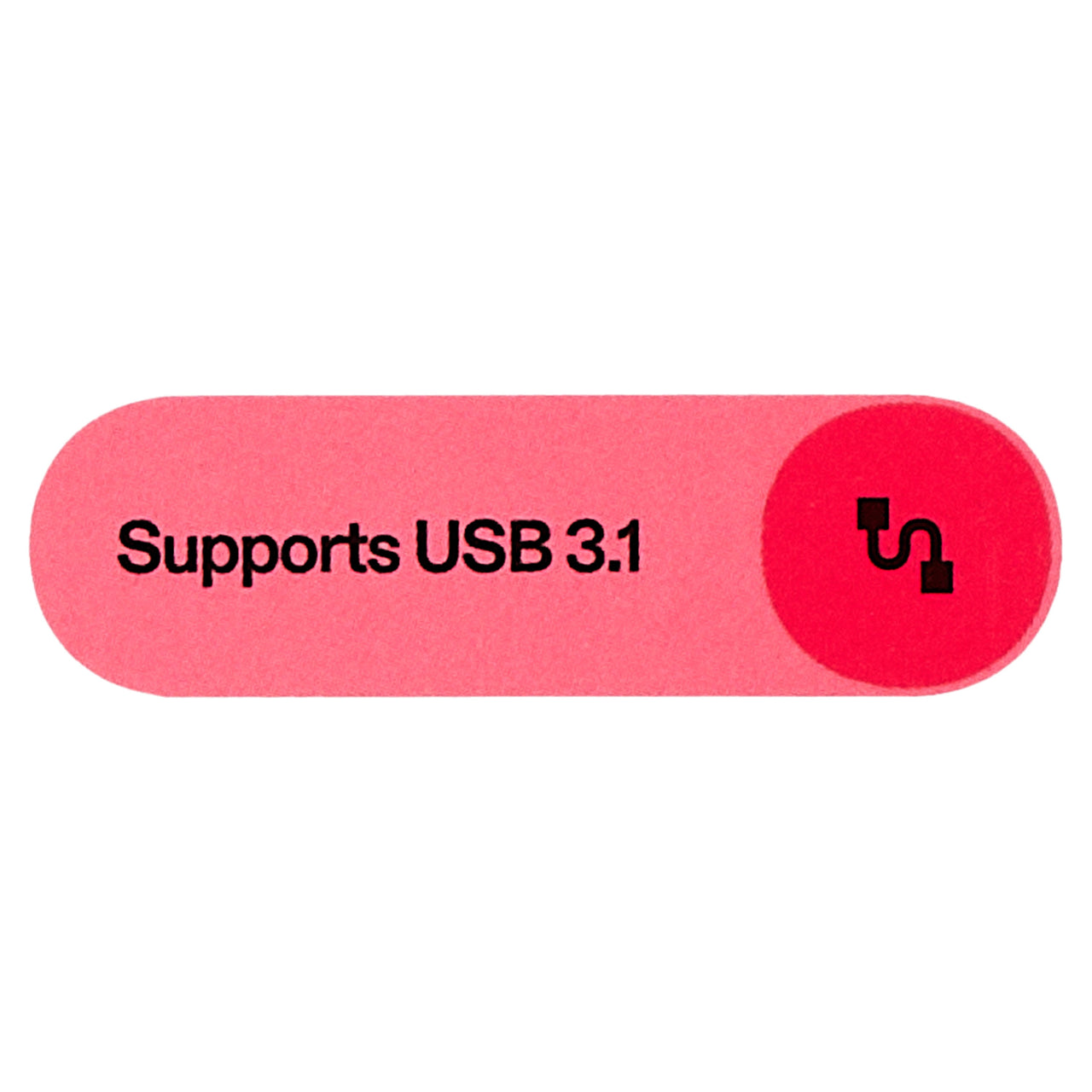 onn USB-C to USB Female Adapter, 4", 1 Piece per Pack, Black