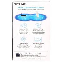NETGEAR AX1600 WiFi 6 Mesh Range Extender and Signal Booster (EAX11-100NAS)