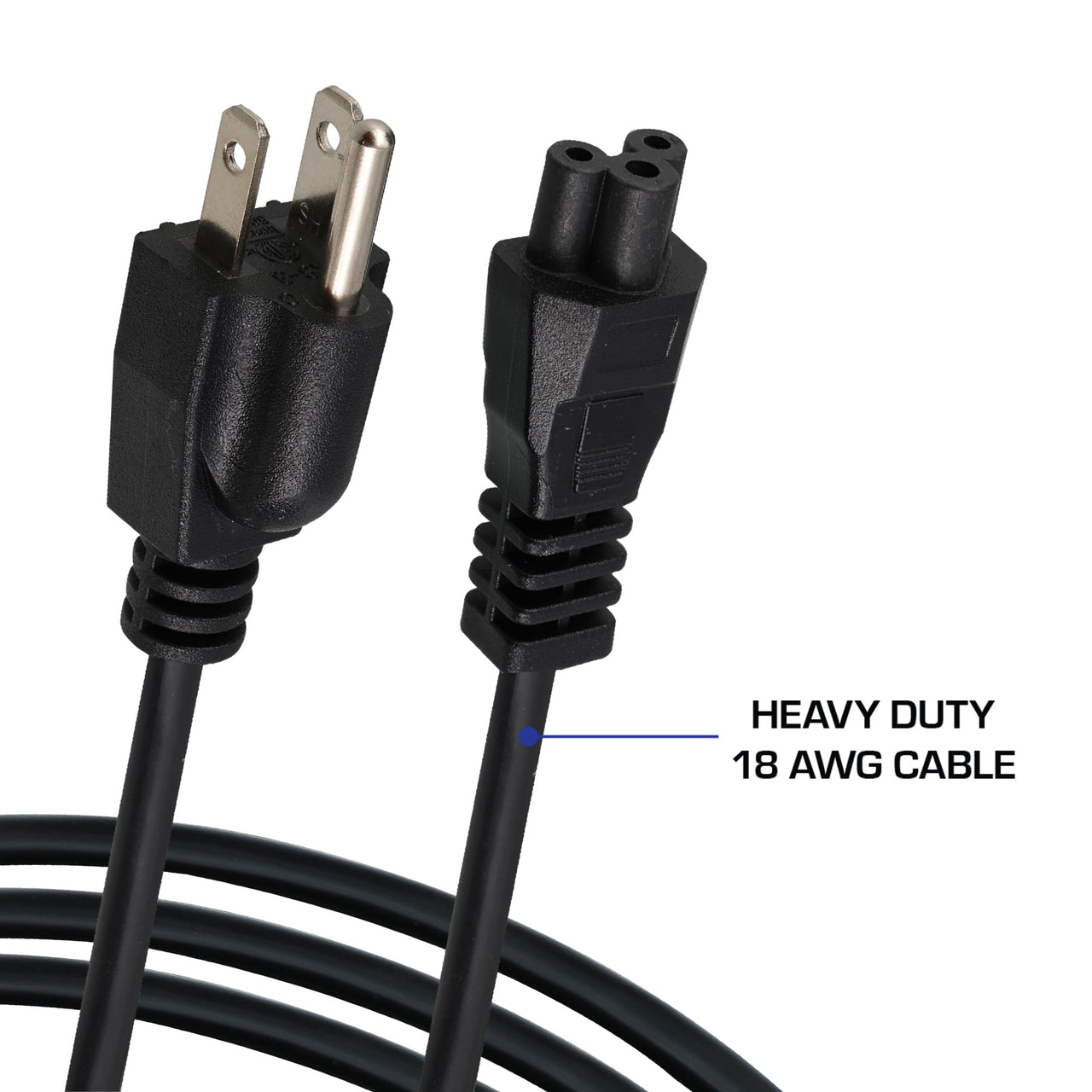 Xtreme 3 Prong 10ft Replacement Power Cable for Samsung and LG Computers, TV, New Monitors