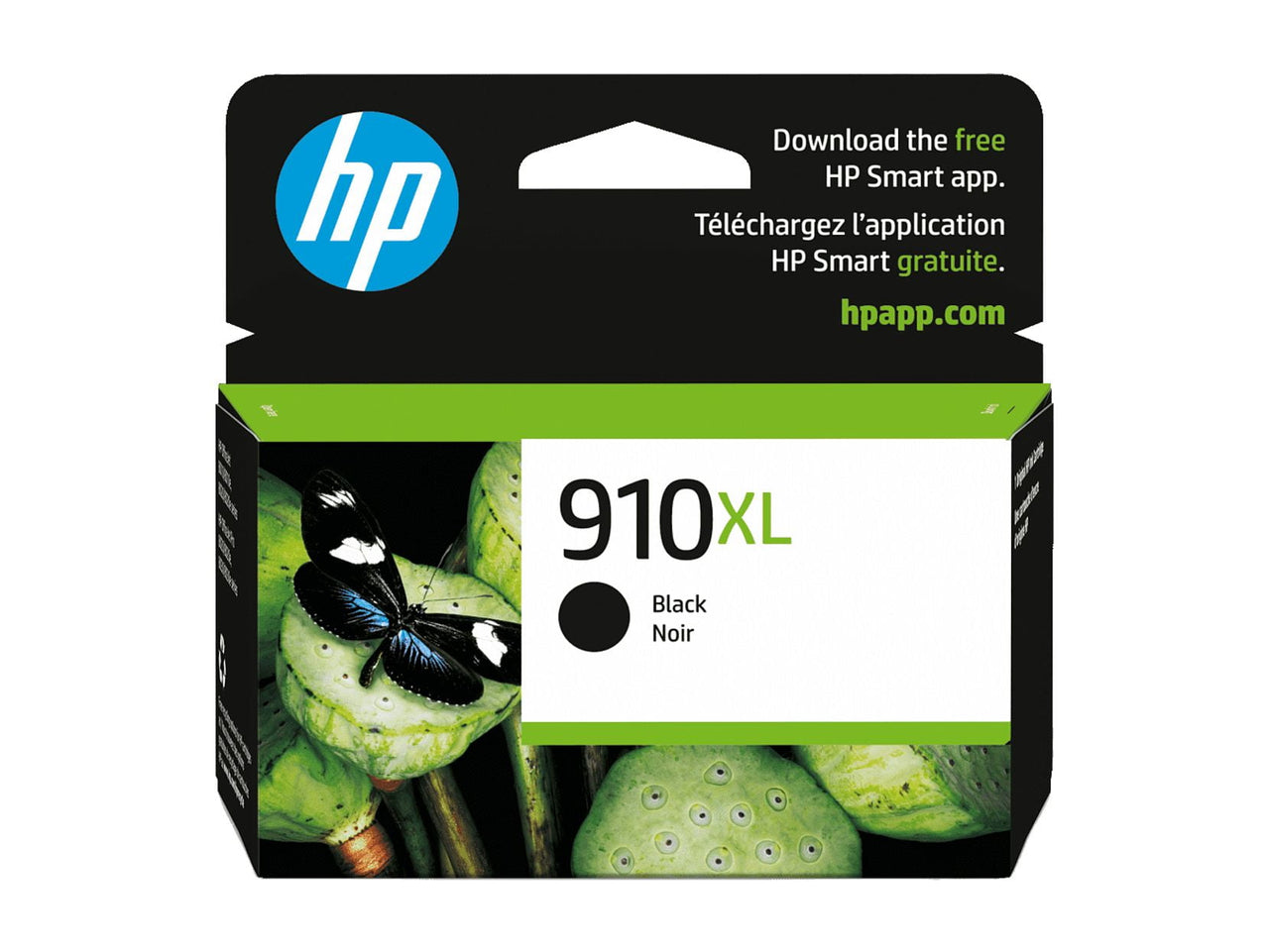 HP 910XL High Yield Black Original Ink Cartridge, ~720 pages, 3YL65AN#140