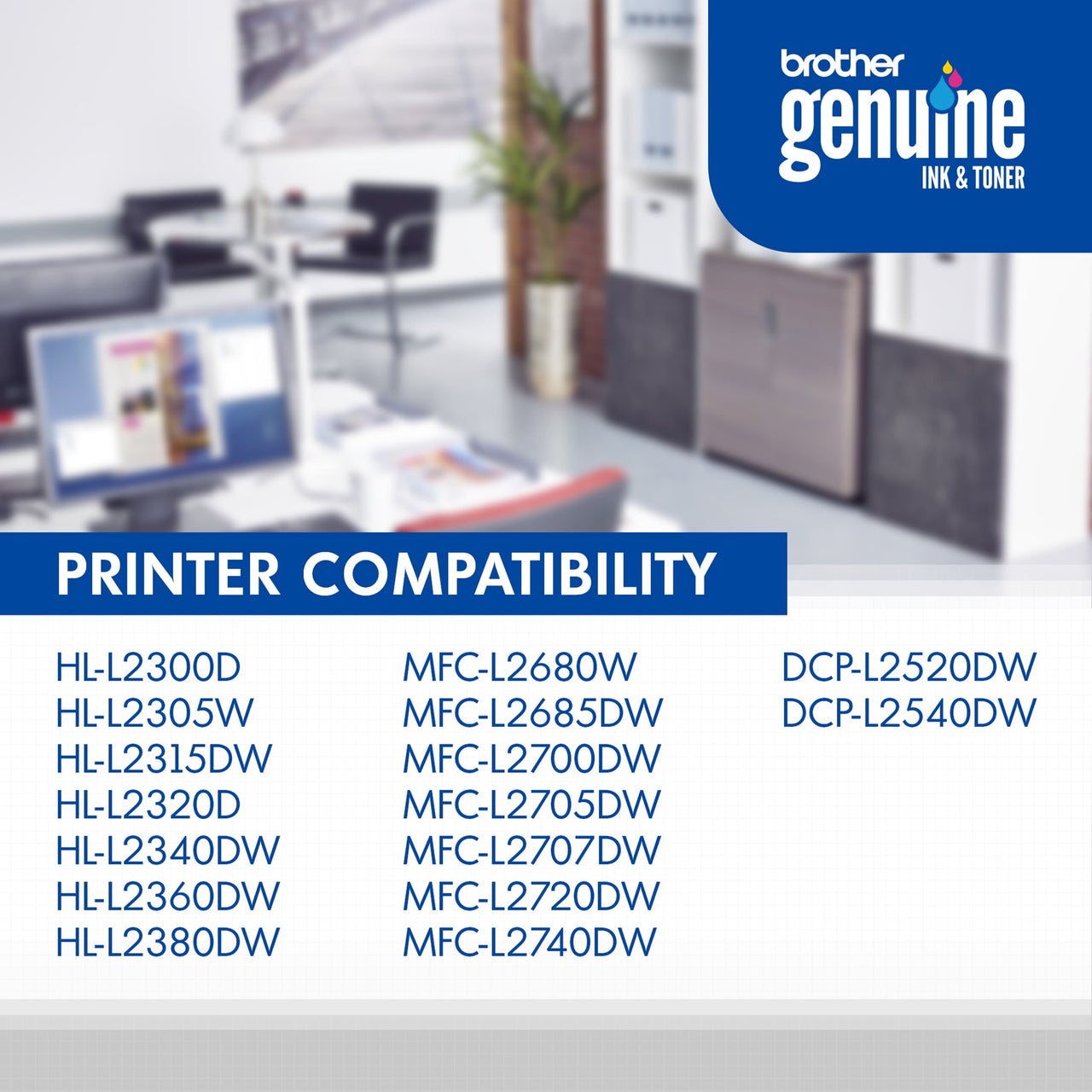 Brother Genuine Standard-Yield Black Printer Toner Cartridge, TN630