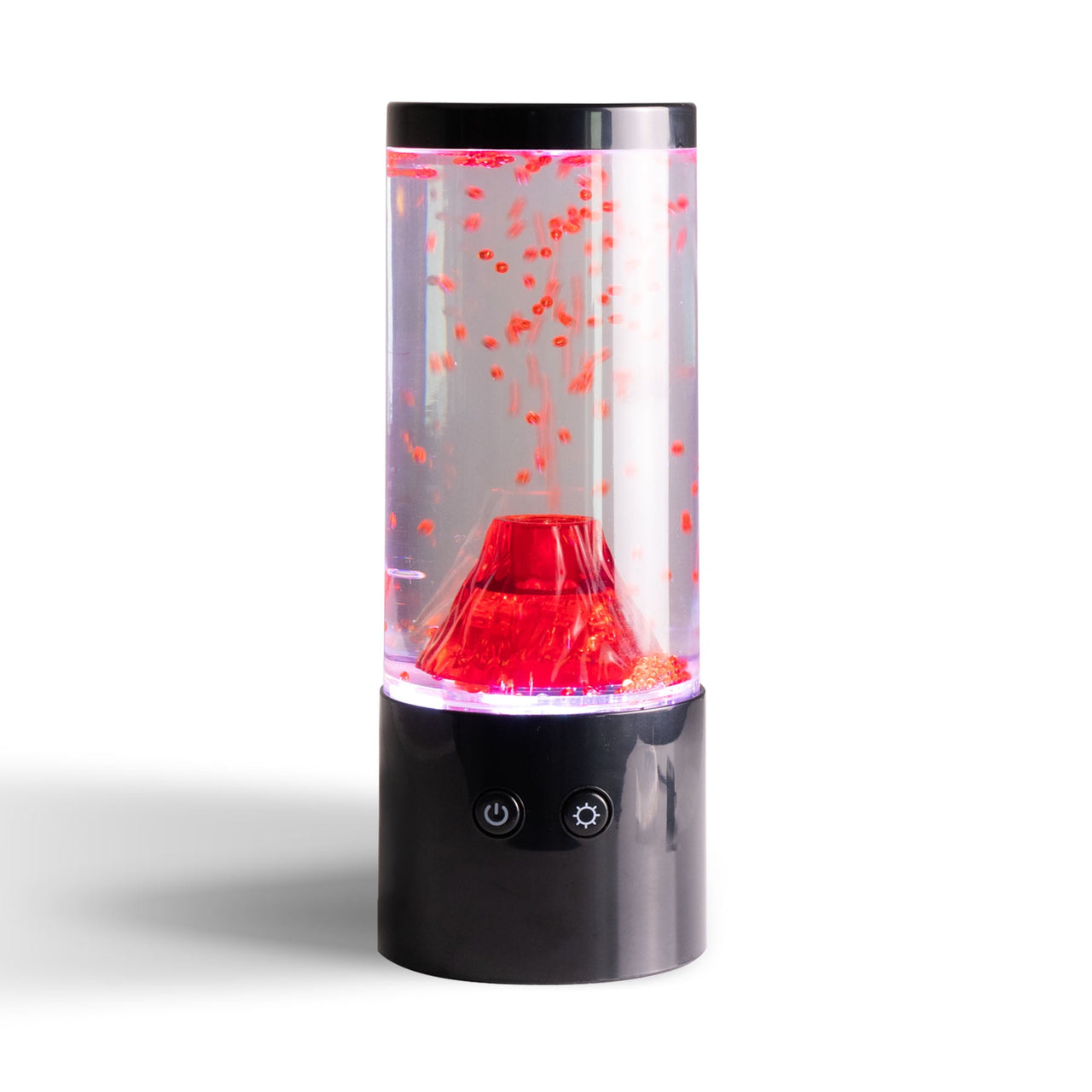 Merkury Innovations New 9-Inch RGB Volcano LED Mood Night Light - USB Powered, Motion Simulation