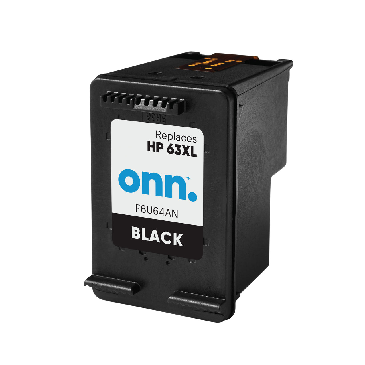 onn HP 63XL Printer Ink Cartridge, Black (Remanufactured)