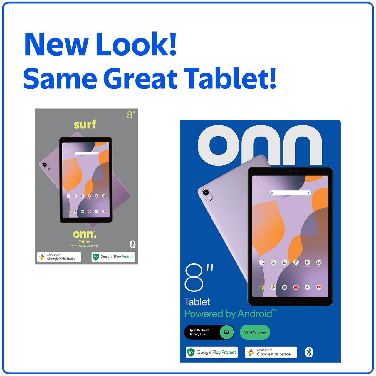 onn 8" Tablet, 32GB, (2024 Model) - Lavender