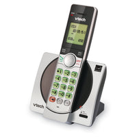 VTech DECT 6.0 Expandable Cordless Phone with Call Block, CS6919 (Silver & Black)