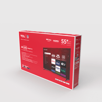 TCL 55” Class S4 (55S451) 4K UHD HDR Smart TV with Roku TV