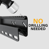 SANUS VuePoint Drywall Low Profile TV Wall Mount for 32” - 90” TVs up to 135lbs - No Drill or Studs Required