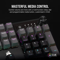 CORSAIR K70 CORE RGB USB Gaming Keyboard, Gray