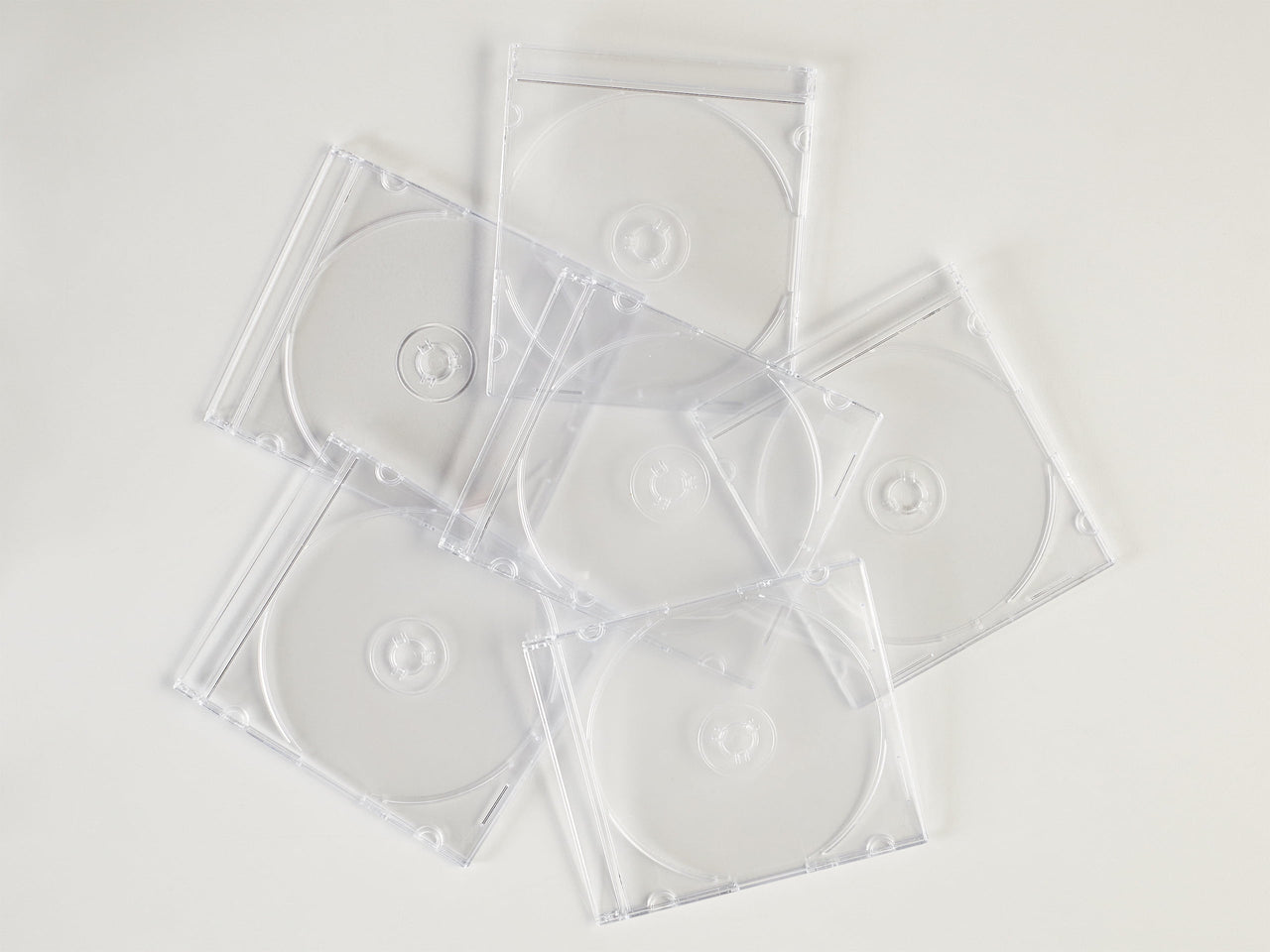 Verbatim Clear Slim Jewel Cases TRecording Media, 25 Packs