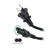 New 10ft Non-Polarized Replacement Power Cord, Works With Game Consoles, Cable Boxes, Printers