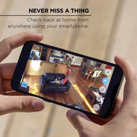 Merkury Smart Indoor Camera 1080p - Auto-Tracking Wi-Fi Security Camera, White (1-Pack)
