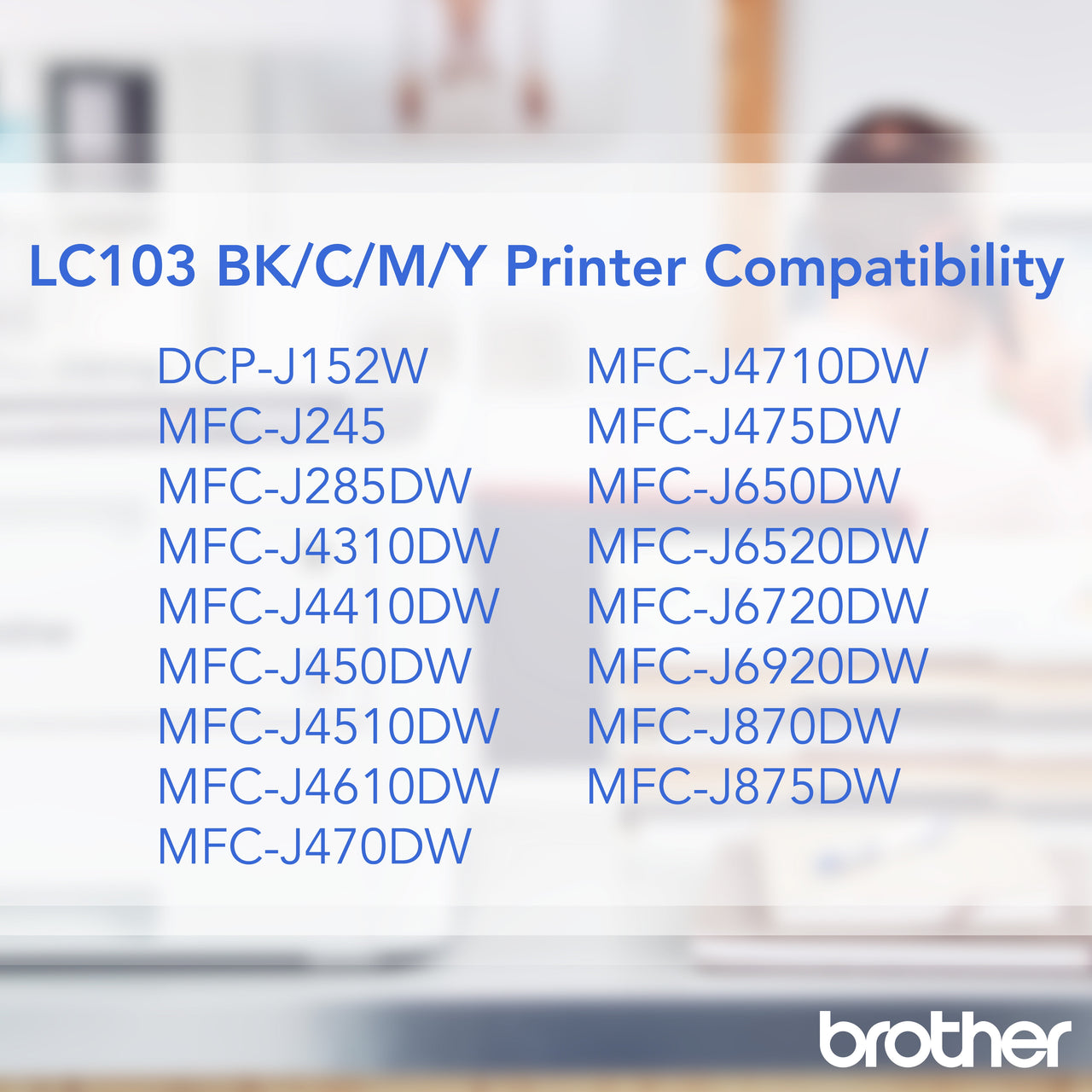 Brother Black Ink Cartridge LC103BKXL