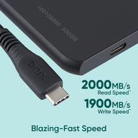 onn 500 GB Ultra-Fast External Portable Solid-State Drive