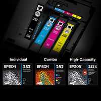 EPSON T252 DURABrite Ultra Genuine Ink High Capacity Black Cartridge