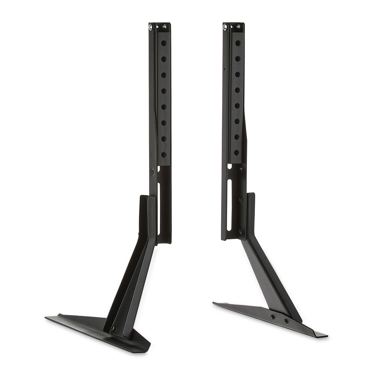 onn Tabletop TV Stand for 37" to 70" TVs, Holds up to 110 lbs, Black- Metal Legs for Tabletop