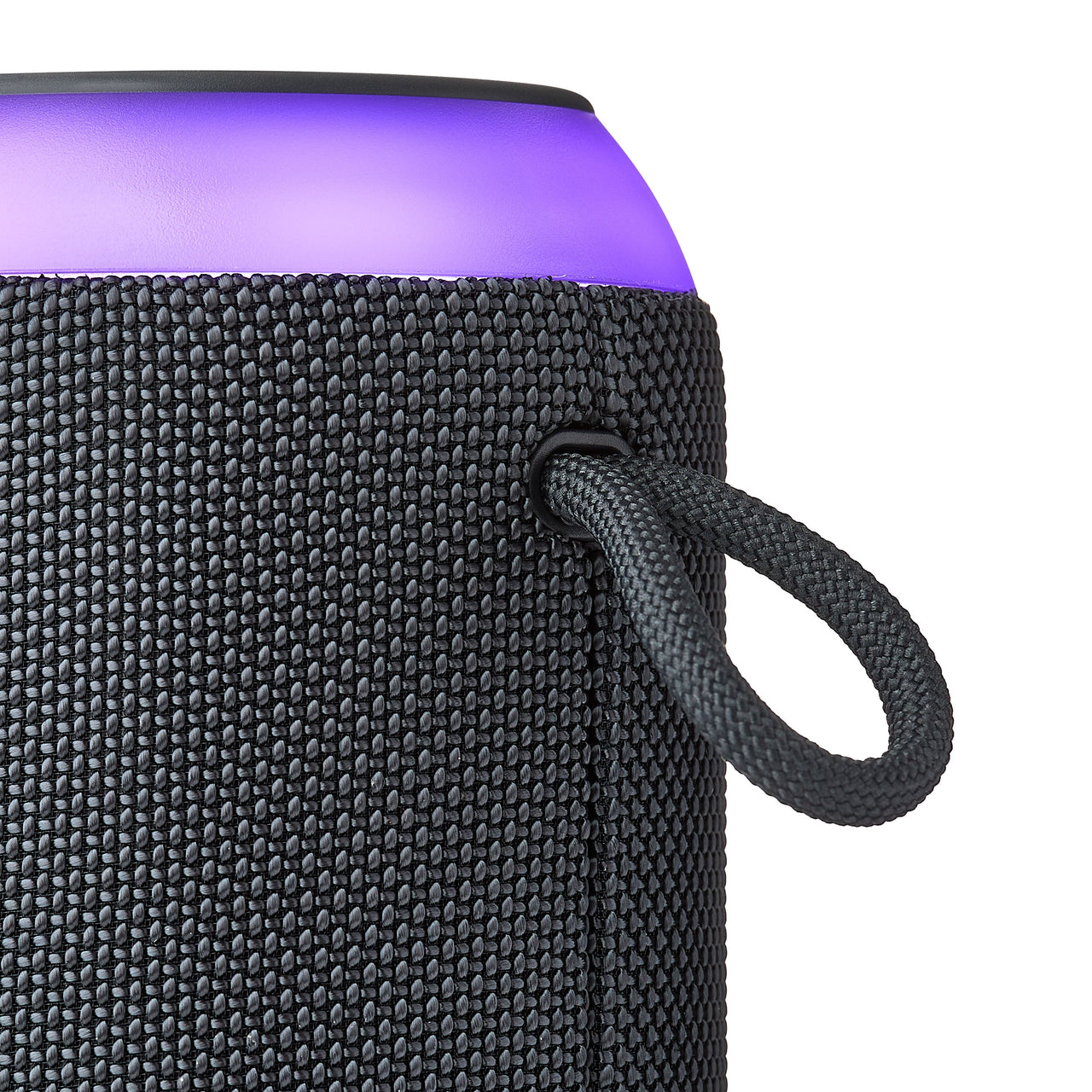 onn Large Rugged Speaker with Bluetooth Wireless Technology and LED Lighting, Gray
