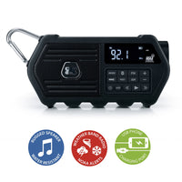 G-Project G-Storm Bluetooth Speaker, with AM FM Weather Radio and NOAA Alerts
