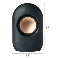 onn Stereo Speaker with Volume Controls, 3.6 ft 3.5mm Aux with USB Power Cable