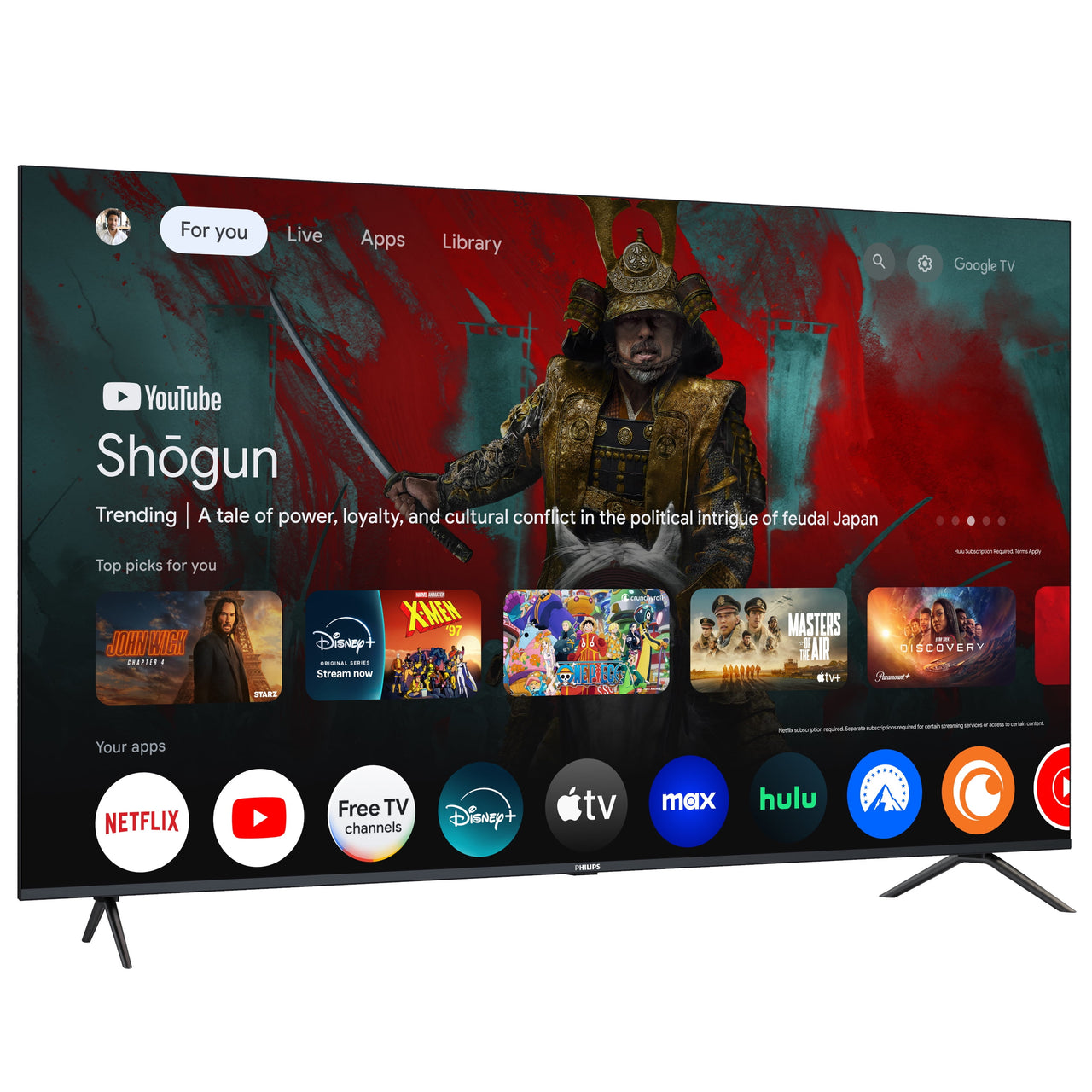 Philips 70" Class 4K Ultra HD (2160p) Google Smart LED Television (70PUL7553/F7)