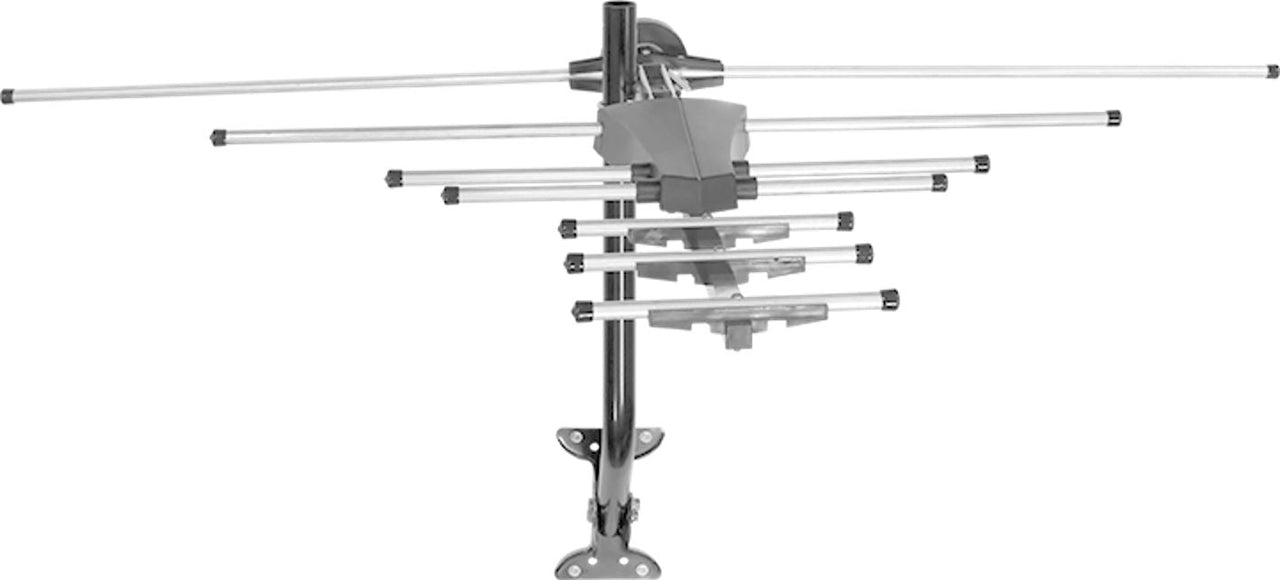 General Electric Outdoor Yagi HDTV Antenna, Long Range, UHF 1080P 4K, Black, 33685