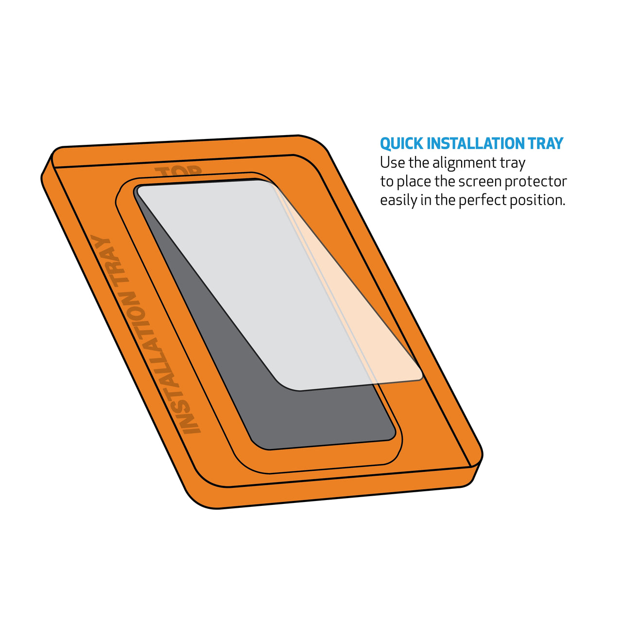 DuraGlass Tempered Glass Screen Protector with Quick Installation Tray for Samsung Galaxy A16 5G