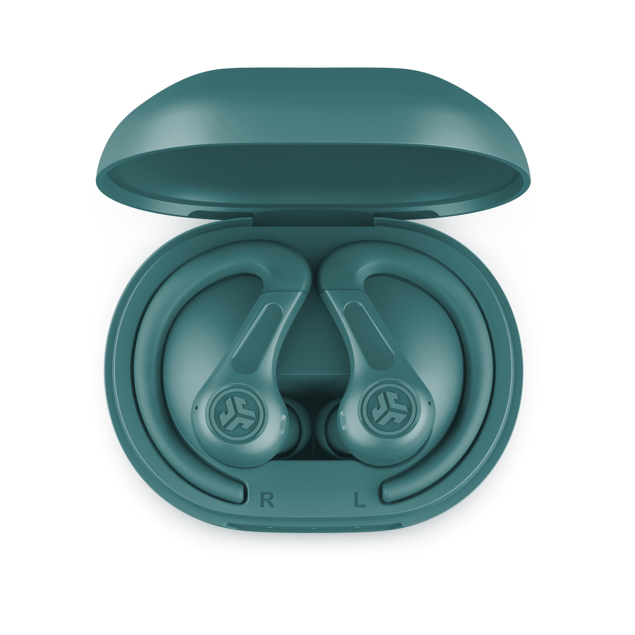 JLab JBuds Sport ANC 4 True Wireless Earbuds, Teal, Hybrid ANC, Touch Controls, Multipoint, App Customization