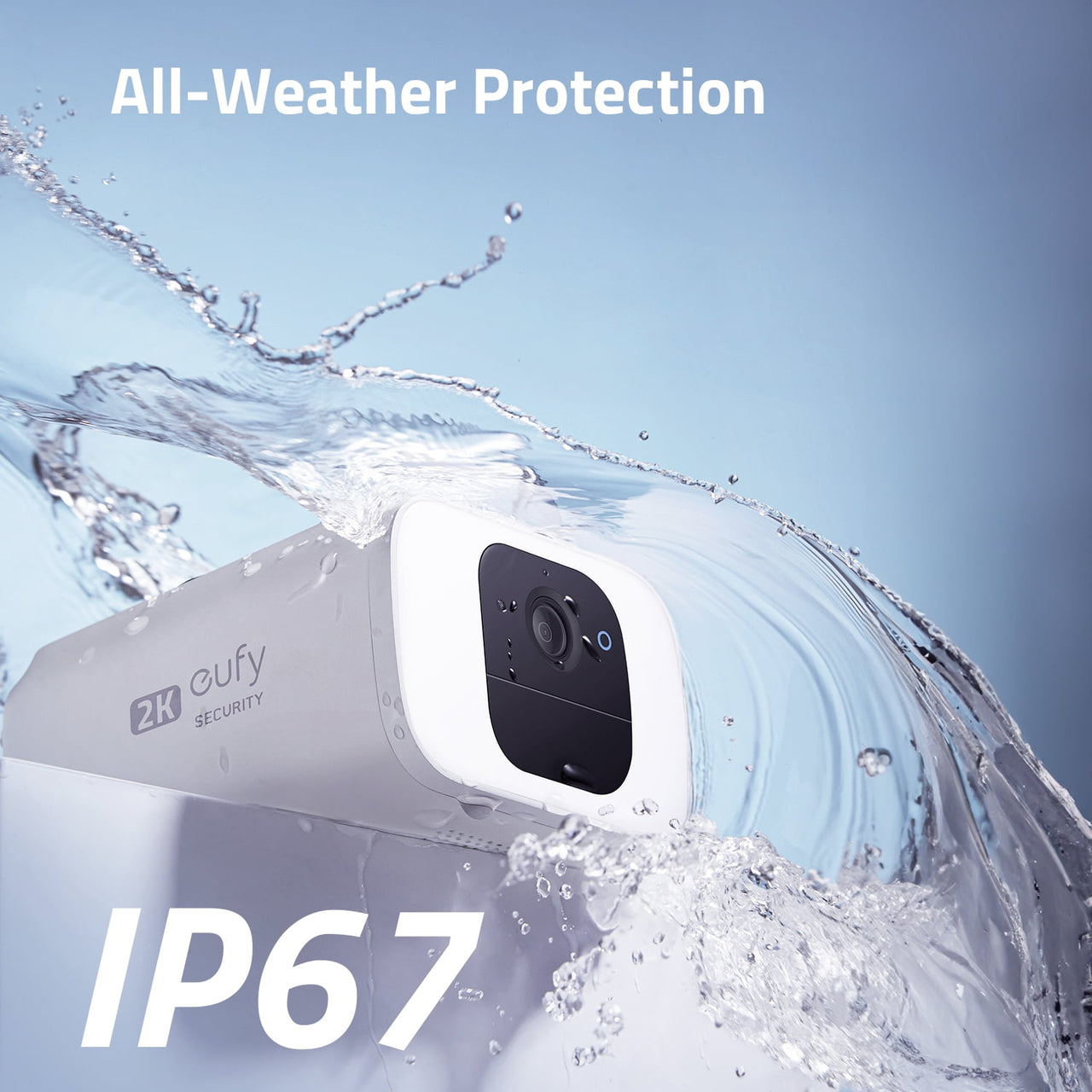 eufy SoloCam S230 Wireless 2K Solar Powered Camera w/Spotlight, No Monthly Fee