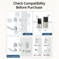 eufy Smart Lock C210 5-in-1 Keyless Entry Door Lock, Built-in Wi-Fi, No Bridge Required