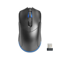 onn Rechargeable Wireless Gaming Mouse with LED Lighting, 8 Programmable Buttons