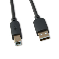 onn 10ft USB Printer Cable, USB to USB-B, Gray, 1 Piece per Pack