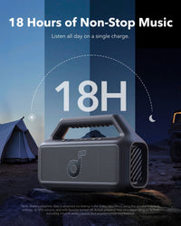 Soundcore Boom 2 SE Outdoor Speaker, 30W, BassUp Technology, 18H Playtime, IPX7 Waterproof, Floatable, New