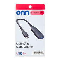onn USB-C to USB Female Adapter, 4