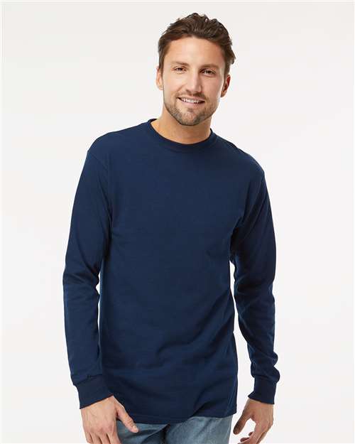 M&O - Unisex Gold Soft Touch Long Sleeve T-Shirt - 4820