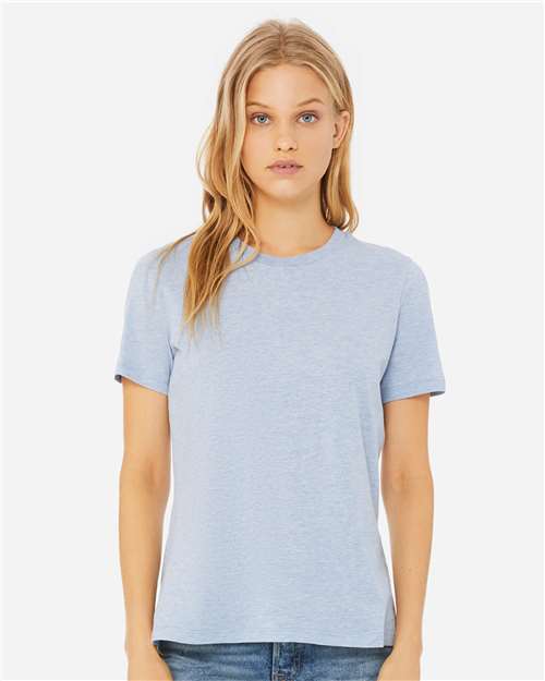 BELLA + CANVAS - Women’s Relaxed Fit Heather CVC Tee - 6400CVC