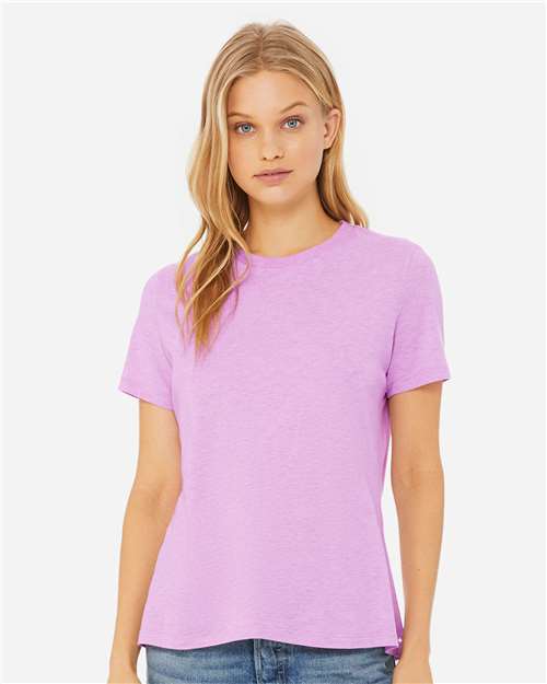 BELLA + CANVAS - Women’s Relaxed Fit Heather CVC Tee - 6400CVC