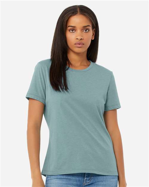 BELLA + CANVAS - Women’s Relaxed Fit Heather CVC Tee - 6400CVC