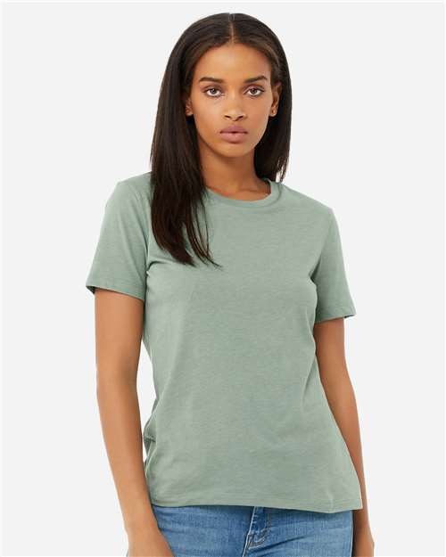 BELLA + CANVAS - Women’s Relaxed Fit Heather CVC Tee - 6400CVC