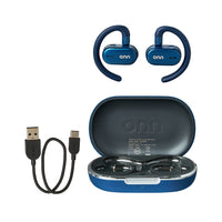 onn Wireless Open-Ear Earphones with Environmental Noise Canceling Microphones, Black
