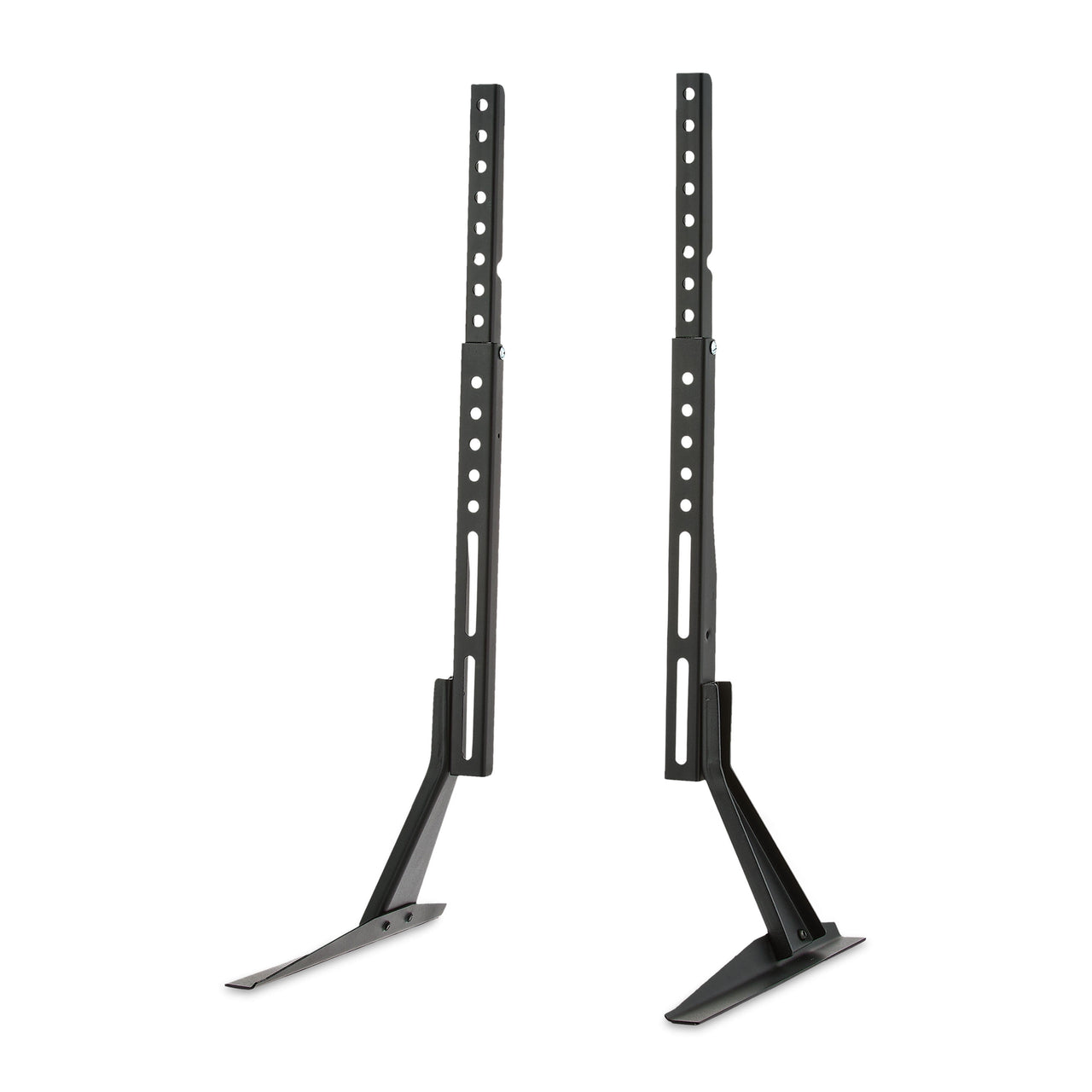 onn Tabletop TV Stand for 37" to 70" TVs, Holds up to 110 lbs, Black- Metal Legs for Tabletop