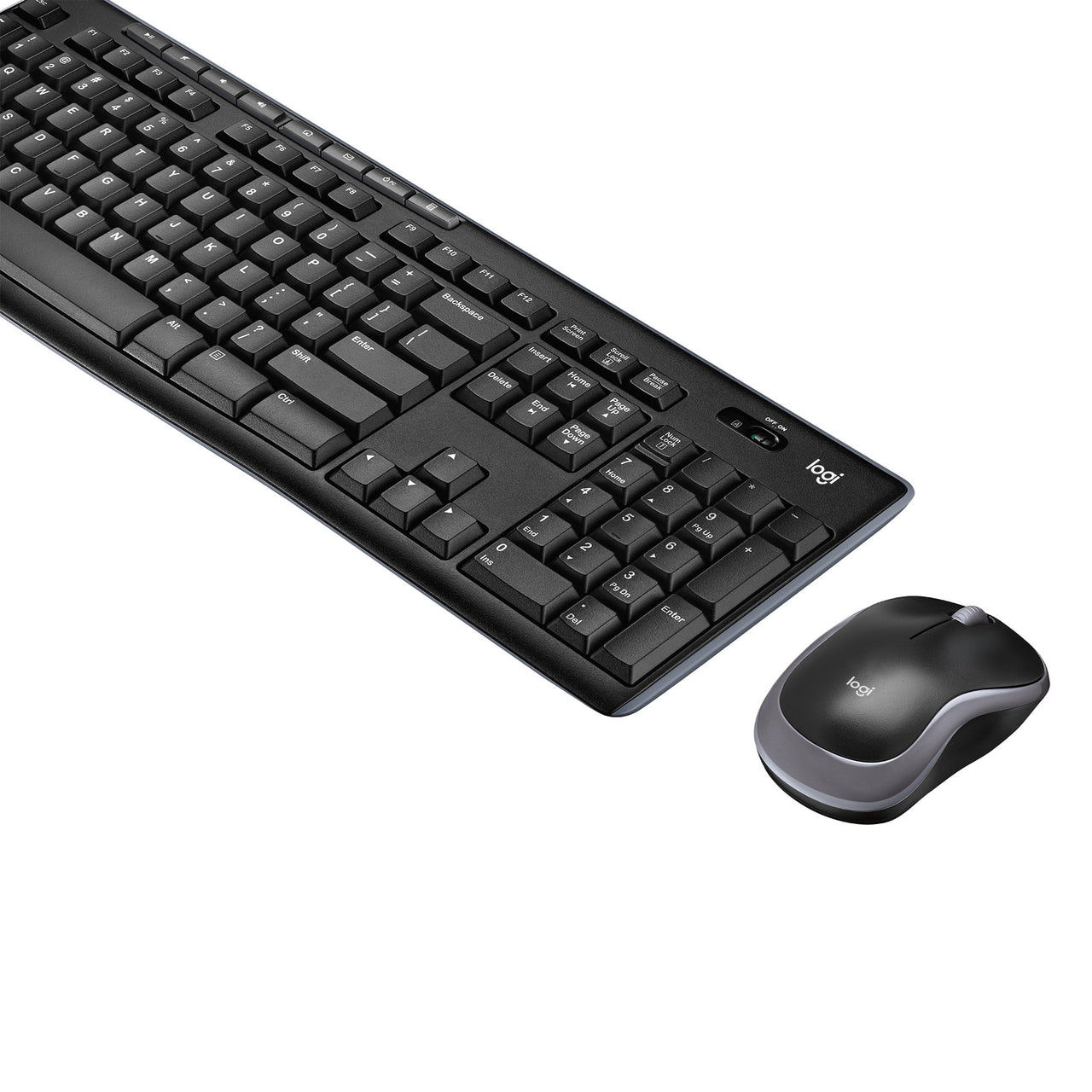 Logitech Wireless Keyboard and Mouse Combo for Windows, 2.4 GHz Wireless, 8 Multimedia and Shortcut Keys, Walmart Exclusive