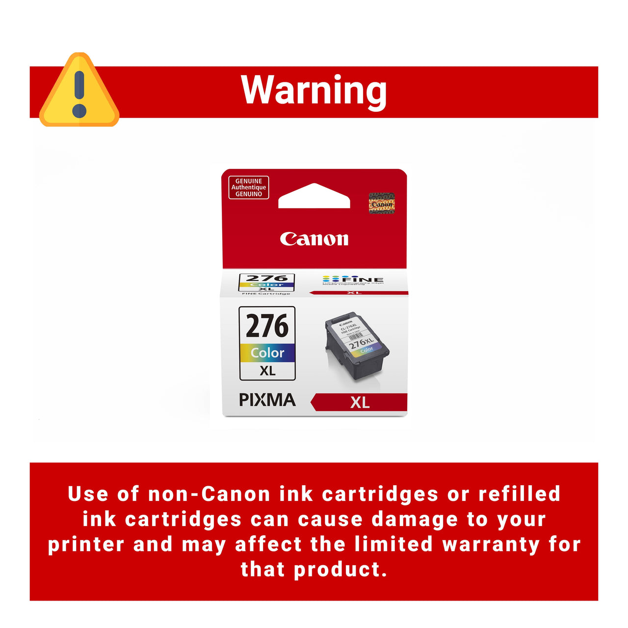 Canon CL-276 XL Color Ink Cartridge