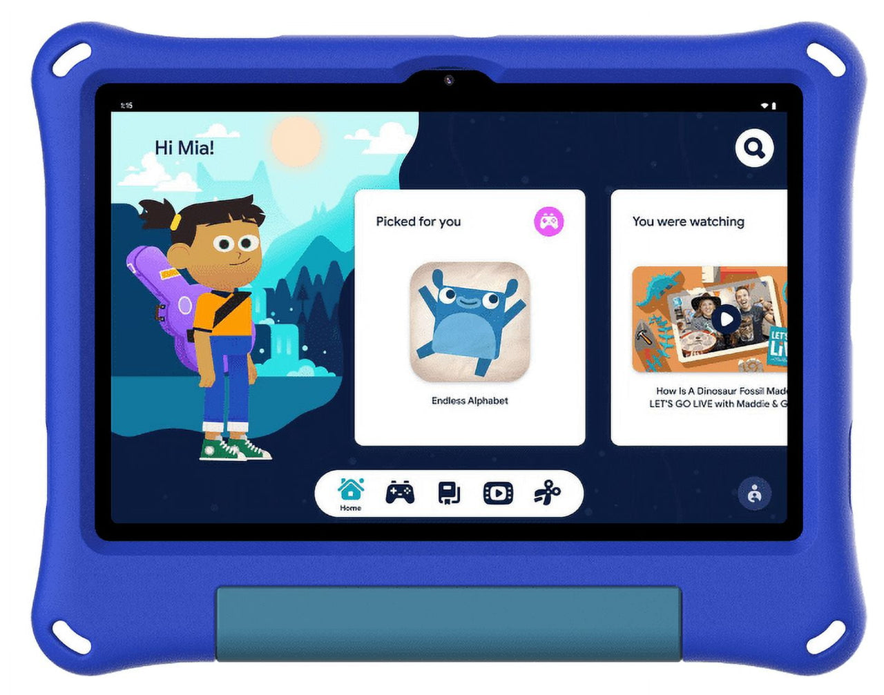 onn 10.1" Kids’ Tablet, 32GB, (2024 Model) - Blue