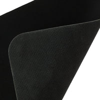 onn Mouse Pad, square, polyester surface with non-slip natural rubber backing, black