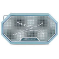 Altec Lansing HydraMini 2.0 EverythingProof Bluetooth Speaker, Waterproof IP67, Floats, 12-Hour Playtime, Built-In Magnet, Carabiner & Mount, Blue White